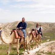 Land ODT: Group Camel Riding tours in Israel.