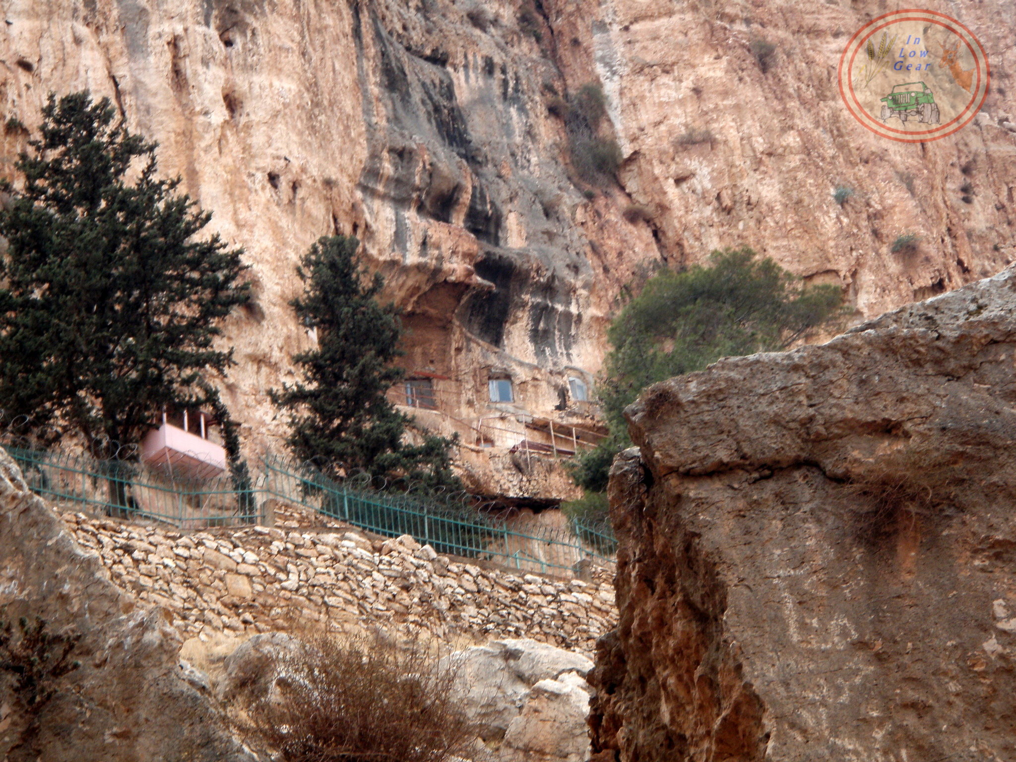 Firan monastery, lavra type, 330 AD at Ein Prat Judea desert.טיולי ג'יפים מנזר פיראן בנחל פרת