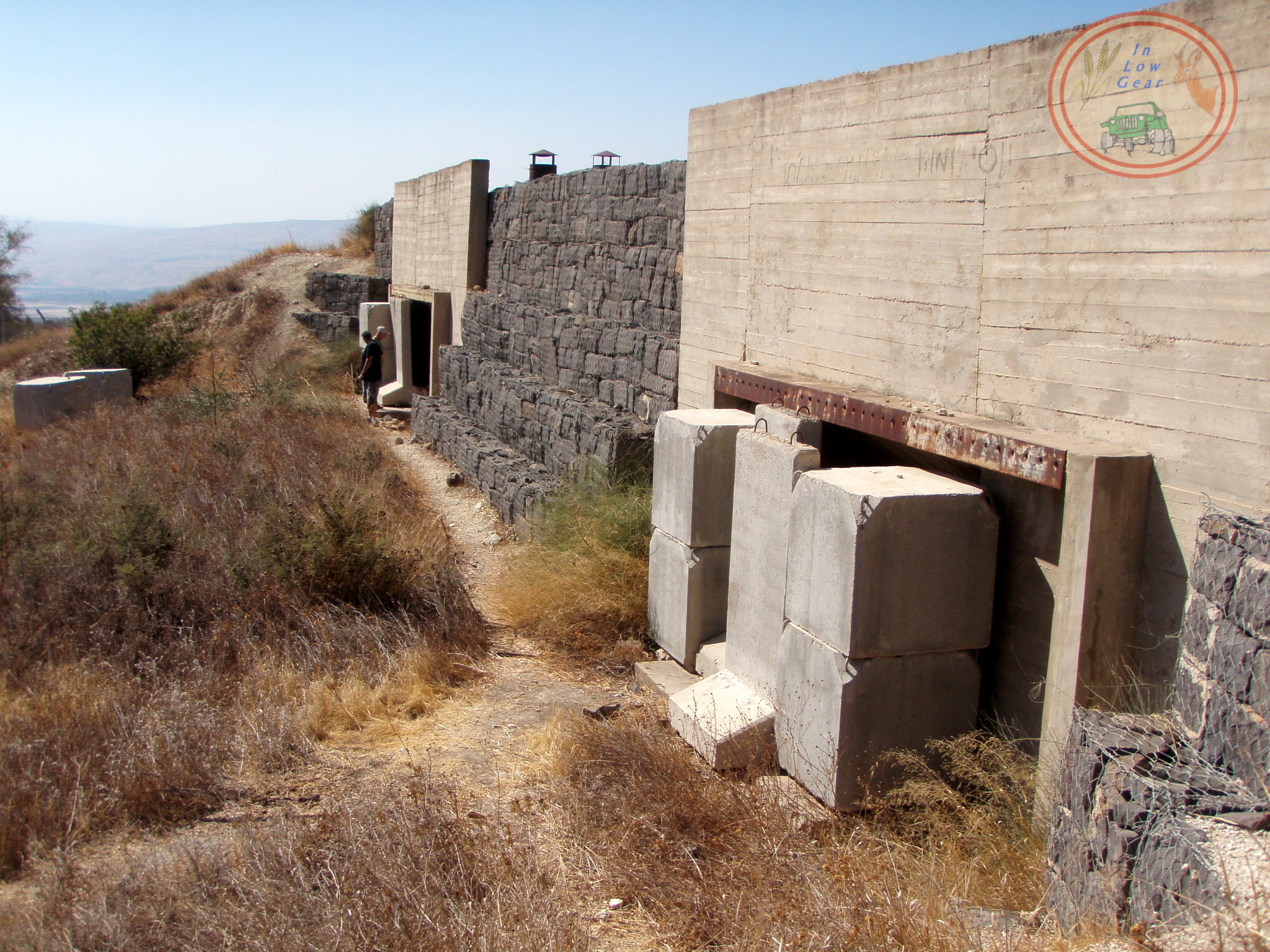 Golan, Navaron canons bunker.תותחי נברון טיולי ג'יפים רמת הגולן