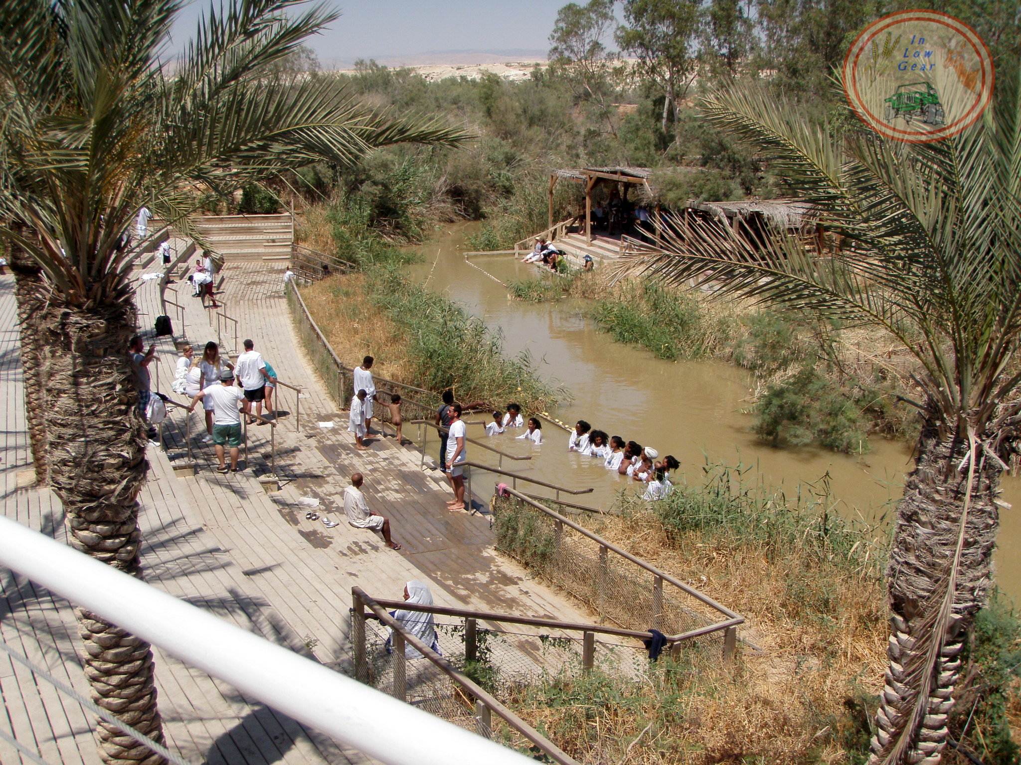 Qasr-el-Yahud, John, Baptizing site on the Jordan, Israelite Jordan crossing and Elijah departs in a fire chariot.
